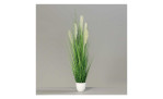 Grasarrangement 110 cm  mit einem grauen Hintergrund