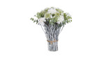Blumen-Arrangement 24 cm in beige