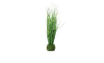 Gras 55 cm aus Kunststoff in grün, sowie ein Erdball in grün.