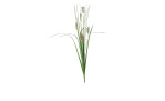 Gras 67 cm aus Kunststoff in grün mit weißen Applikationen.