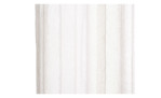 Nahaufnahme des Ambiente Trendlife Ösenvorhang Cremona 140x245 cm mit transparentem Stoff, vertikalen Linien und dezenter Struktur.