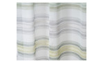 Schlaufenschal Bacardi von Ambiente Trendlife: transparenter, wellenförmig gestreifter Vorhang in Grün & Grau, hochwertige Synthetikfaser.