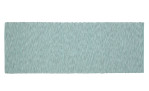 Ambiente Trendlife Tischläufer Meran, 50x140 cm, aqua-blau, rechteckig mit welligem, geripptem Muster.