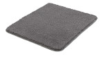 Der Kleine Wolke Badteppich Meusch, grau, 55 x 65 cm, rechteckig, Synthetikfaser, gerundete Ecken.