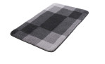 Badteppich Mix in der Größe von 60 x 100 cm und mit der Farbe Grau. 