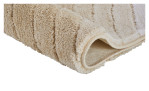 Badteppich Tender in Beige umgeschlagen. 