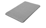 Badteppich Relax in der Farbe Grau, mit den Maßen von 60 x 100 cm. 