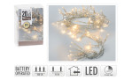 LED-Lichterkette 20 LEDs, 200 cm, warmweiß, batteriebetrieben, inkl. Verpackung und Icons.