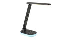 LED-Tischleuchte Tina 54 cm aus Kunststoff mit Digitalanzeige, Touch-Bedienung und Leuchtmittel inklusive.