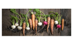 Glasbild Gemüse 50 x 125 cm, mit Gemüse