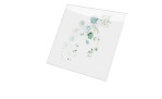 Glas-Art Watercoloures Leaves 30 x 30 cm. Glasbild mit dem Thema - Blätter.