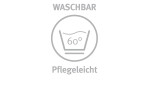 WASCHBAR icon (60°C), Pflegeleicht-ideal für Paradies Kissen Softy Sinfonie Plus Bio 40 x 80 cm.