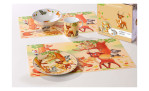 Ritzenhoff Müslischale Waldtiere: mehrfarbiges Kinderset mit Waldtieren auf Porzellanschalen, Tassen & Platzsets.