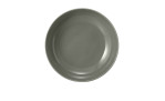 Foodbowl Beat 25,5 cm aus Porzellan in Perlgrau. Ansicht von oben.