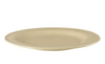 Speiseteller Beat 27,7 cm aus Porzellan in Sandbeige.