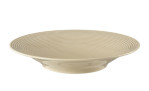 Suppenteller Beat 22,5 cm aus Porzellan in Sandbeige.