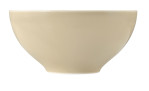 Schüssel Beat 15,7 cm aus Porzellan in Sandbeige. Ansicht von der Seite.
