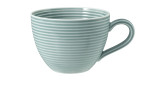Kaffeetasse Beat 260 ml aus Porzellan in Arktisblau.