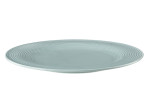 Speiseteller Beat 27,7 cm aus Porzellan in Arktisblau.