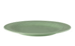 Frühstücksteller Beat 23,3 cm aus Porzellan in Salbeigrün.