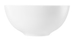 Schüssel Beat 21,2 cm aus weißem Porzellan. Ansicht von der Seite.