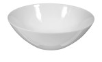 Schüssel Rondo/Liane 25,4 cm aus weißem Porzellan.