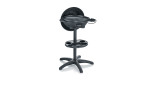 Severin SEVERIN Elektro-Standgrill mit Haube in Schwarz matt, ideal für Dekorationen oder moderne Möbel Maße Displays.