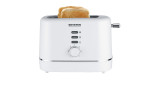 Der Severin SEVERIN Toaster fasst zwei getoastete Scheiben - ideales minimalistisches Zubehör für Ihre Küche.