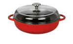 Bauernpfanne Provence 28cm aus Gusseisen rot
