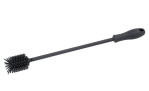 Die Küchenprofi Spülbürste Trend 31 cm hat einen langen Stiel, zylindrische Borsten und einen ergonomischen Griff.