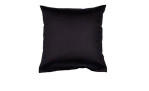 Mako-Satin Kissenbezug Colors, in der Größe 80 x 80 cm und in der Farbausführung schwarz