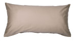 Mako-Satin Kissenbezug Colors in der Größe 40 x 80 cm und in der Farbausführung taupe