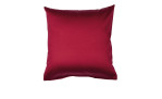 Mako-Satin Kissenbezug Colorsin der Größe 80 x 80 cm und in der Farbausführung rot