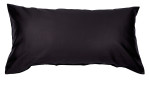 Mako-Satin Kissenbezug Colors in der Größe 40 x 80 cm und in der Farbausführung schwarz