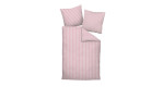 Mako-Satin Bettwäsche Modernclassic in der Größe 135 x 200 cm und in der Farbausführung rosa