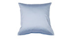 Mako-Satin  Kissenbezug Colors, in der Größe 80 x 80 cm und in der Farbausführung blau