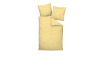 Seersucker Bettwäsche Piano in der Größe 135 x 200 cm und in der Farbausführung Gelb