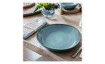 Schale Lave 28 cm in türkis, Ansicht im Gebrauch