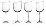 Rotweingläser-Set New Moon 4-tlg. mit abgschrägtem Rand