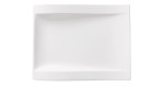 Frühstücksteller New Wave 26 x 20 cm in weiß, rechteckig