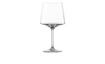 Ein 10 cm hohes Zwiesel Glas Gin-Tonic-Glas Echo mit langem Stiel, transparent, zentriert auf weißem Hintergrund.