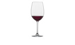 Rotweinglas Classico 408 ml, Ansicht mit Füllung