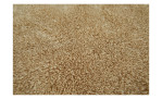 Nahaufnahme einer andiamo Badematte Florida 40 x 60 cm von Andiamo mit plüschiger, taupefarben strukturierter Synthetikfaser-Oberfläche.