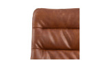 Stuhl Damian in der Farbe retro Cognac Detailaufnahme