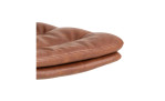 Stuhl Damian in der Farbe retro Cognac Detailaufnahme