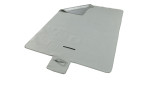 Picknickdecke 130 x 180 cm in grau aus Polyester.