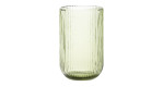 Trinkglas 465 ml grün geriffelt.