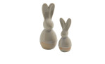 Hase 10.5 cm in braun mit einem weiteren Hasen