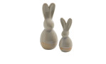 Hase 15 cm braun mit einen weiteren Hasen