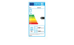 Energielabel A+ für Einbau-Backofen HBG972KB1